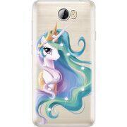 Чехол со стразами Huawei Y5 2 Unicorn Queen