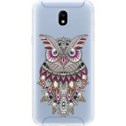 Чехол со стразами Samsung J530 Galaxy J5 2017 Owl