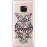 Чехол со стразами Huawei Mate 20 Owl