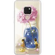 Чехол со стразами Huawei Mate 20 Little Boy and Girl