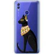 Чехол со стразами Honor Note 10 Egipet Cat