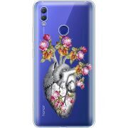 Чехол со стразами Honor Note 10 Heart