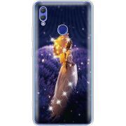 Чехол со стразами Honor Note 10 Girl with Umbrella