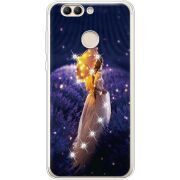 Чехол со стразами Huawei Nova 2 Girl with Umbrella