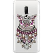 Чехол со стразами Meizu 15 Owl