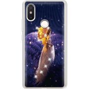 Чехол со стразами Xiaomi Mi 8 SE Girl with Umbrella
