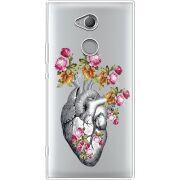 Чехол со стразами Sony Xperia XA2 Ultra H4213 Heart
