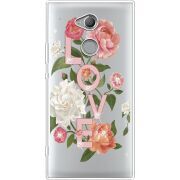 Чехол со стразами Sony Xperia XA2 Ultra H4213 Love