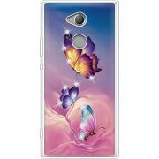 Чехол со стразами Sony Xperia XA2 Ultra H4213 Butterflies
