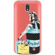 Прозрачный чехол Uprint Nokia 1 City Girl