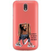 Прозрачный чехол Uprint Nokia 1 Motivation