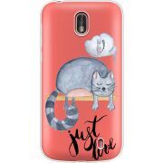 Прозрачный чехол Uprint Nokia 1 Just Love