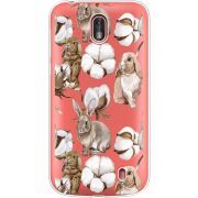 Прозрачный чехол Uprint Nokia 1 Cotton and Rabbits