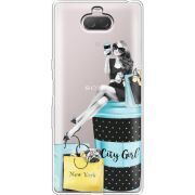 Прозрачный чехол Uprint Sony Xperia 10 I4113 City Girl