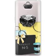Прозрачный чехол Uprint Sony Xperia 10 I4113 Fashion Pug