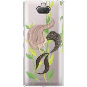 Прозрачный чехол Uprint Sony Xperia 10 I4113 Cute Mermaid