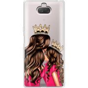 Прозрачный чехол Uprint Sony Xperia 10 I4113 Queen and Princess