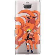 Прозрачный чехол Uprint Sony Xperia 10 I4113 Naruto and Kurama