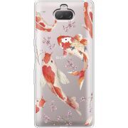 Прозрачный чехол Uprint Sony Xperia 10 I4113 Japanese Koi Fish
