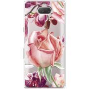 Прозрачный чехол Uprint Sony Xperia 10 I4113 Rose