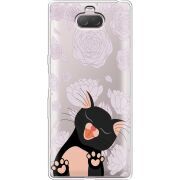 Прозрачный чехол Uprint Sony Xperia 10 I4113 Meow