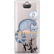 Прозрачный чехол Uprint Sony Xperia 10 I4113 Just Love