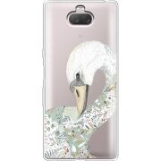 Прозрачный чехол Uprint Sony Xperia 10 I4113 Swan