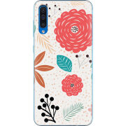 Чехол Uprint Samsung A505 Galaxy A50 Line Flowers