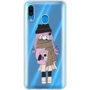 Прозрачный чехол Uprint Samsung A305 Galaxy A30 Winter Morning Girl