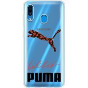 Прозрачный чехол Uprint Samsung A305 Galaxy A30 Wild Cat