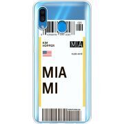 Прозрачный чехол Uprint Samsung A305 Galaxy A30 Ticket Miami