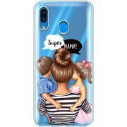 Прозрачный чехол Uprint Samsung A305 Galaxy A30 Super Mama