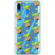 Прозрачный чехол Uprint Samsung A305 Galaxy A30 Pattern Baby Yoda