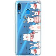 Прозрачный чехол Uprint Samsung A305 Galaxy A30 The Friendly Beasts
