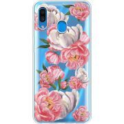 Прозрачный чехол Uprint Samsung A305 Galaxy A30 Peony Watercolor Style