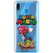 Прозрачный чехол Uprint Samsung A305 Galaxy A30 Super Mario