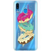 Прозрачный чехол Uprint Samsung A305 Galaxy A30 Donuts