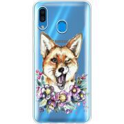 Прозрачный чехол Uprint Samsung A305 Galaxy A30 Winking Fox