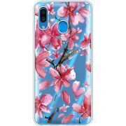 Прозрачный чехол Uprint Samsung A305 Galaxy A30 Pink Magnolia
