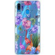 Прозрачный чехол Uprint Samsung A305 Galaxy A30 Flamingo