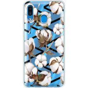 Прозрачный чехол Uprint Samsung A305 Galaxy A30 Cotton flowers