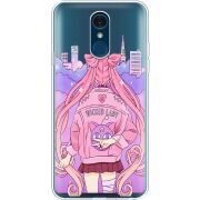 Прозрачный чехол Uprint LG Q7 / Q7 Plus  Wiked Lady