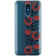 Прозрачный чехол Uprint LG Q7 / Q7 Plus  Ethno Ornament
