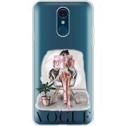 Прозрачный чехол Uprint LG Q7 / Q7 Plus  VOGUE