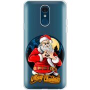 Прозрачный чехол Uprint LG Q7 / Q7 Plus  Cool Santa