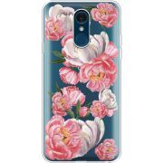 Прозрачный чехол Uprint LG Q7 / Q7 Plus  Peony Watercolor Style