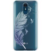 Прозрачный чехол Uprint LG Q7 / Q7 Plus  Feather