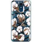 Прозрачный чехол Uprint LG Q7 / Q7 Plus  Cotton flowers