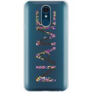 Прозрачный чехол Uprint LG Q7 / Q7 Plus  Именной