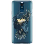 Прозрачный чехол Uprint LG Q7 / Q7 Plus  Eagle